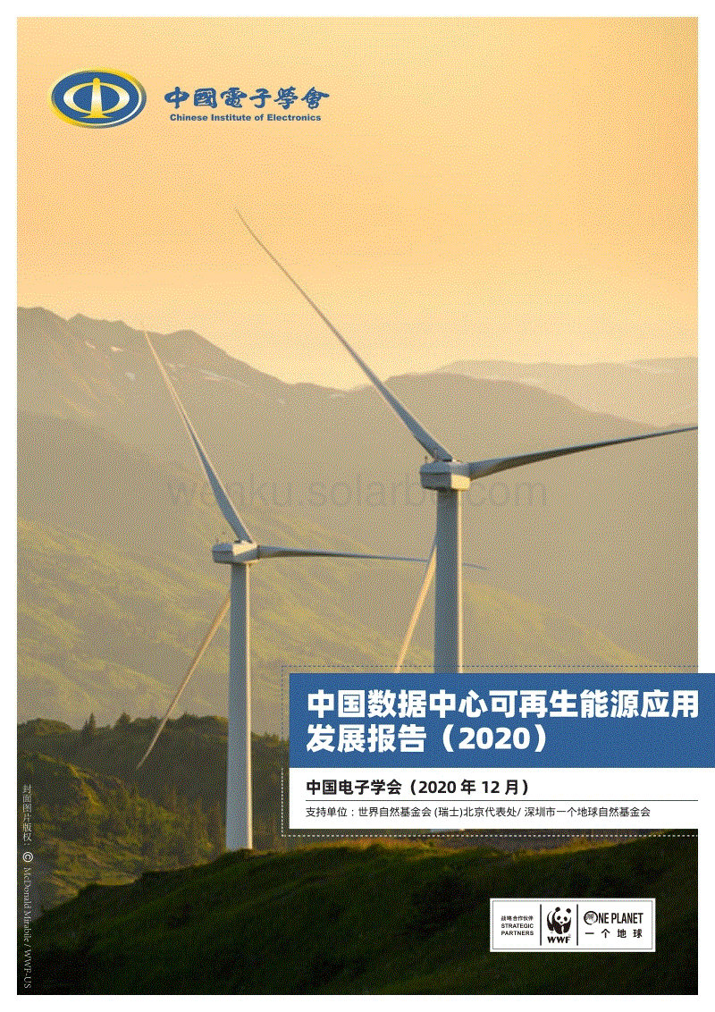 中国数据中心可再生能源应用发展报告