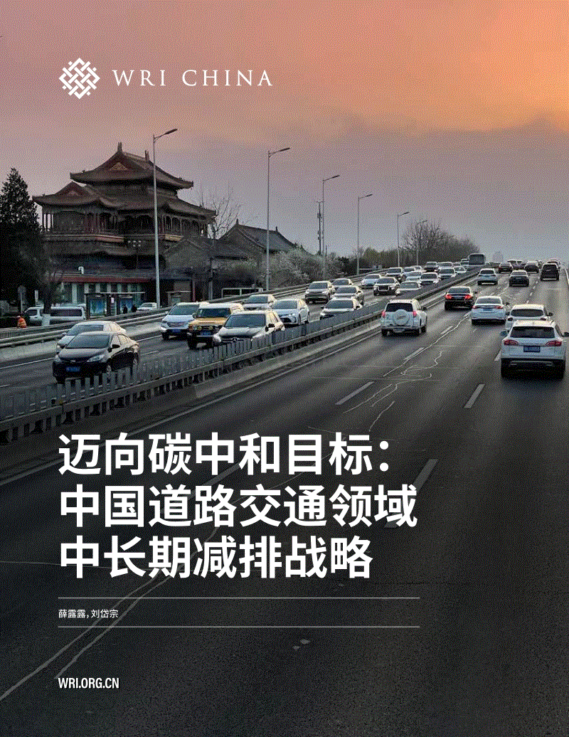 迈向碳中和目标：中国道路交通领域中长期减排战略-世界资源研究所.pdf