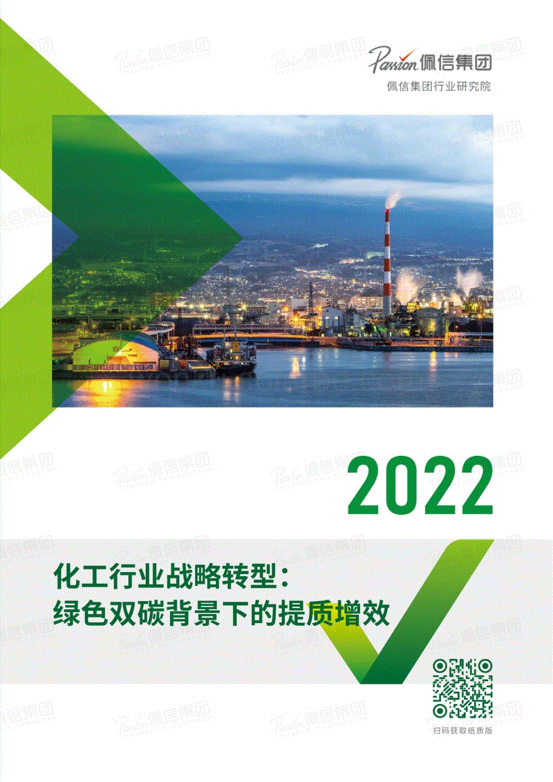 2022化工行业战略转型：绿色双碳背景下的提质增效-佩信集团.pdf