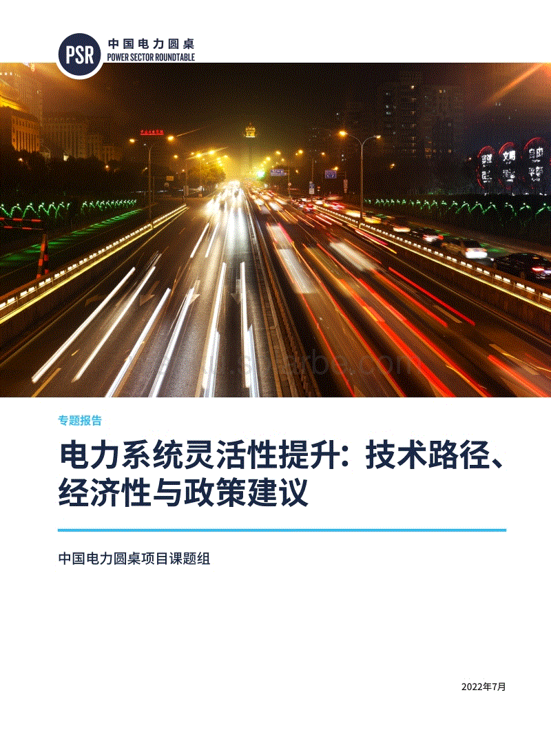 电力系统灵活性提升：技术路径、经济性与政策建议-中国电力圆桌会议.pdf