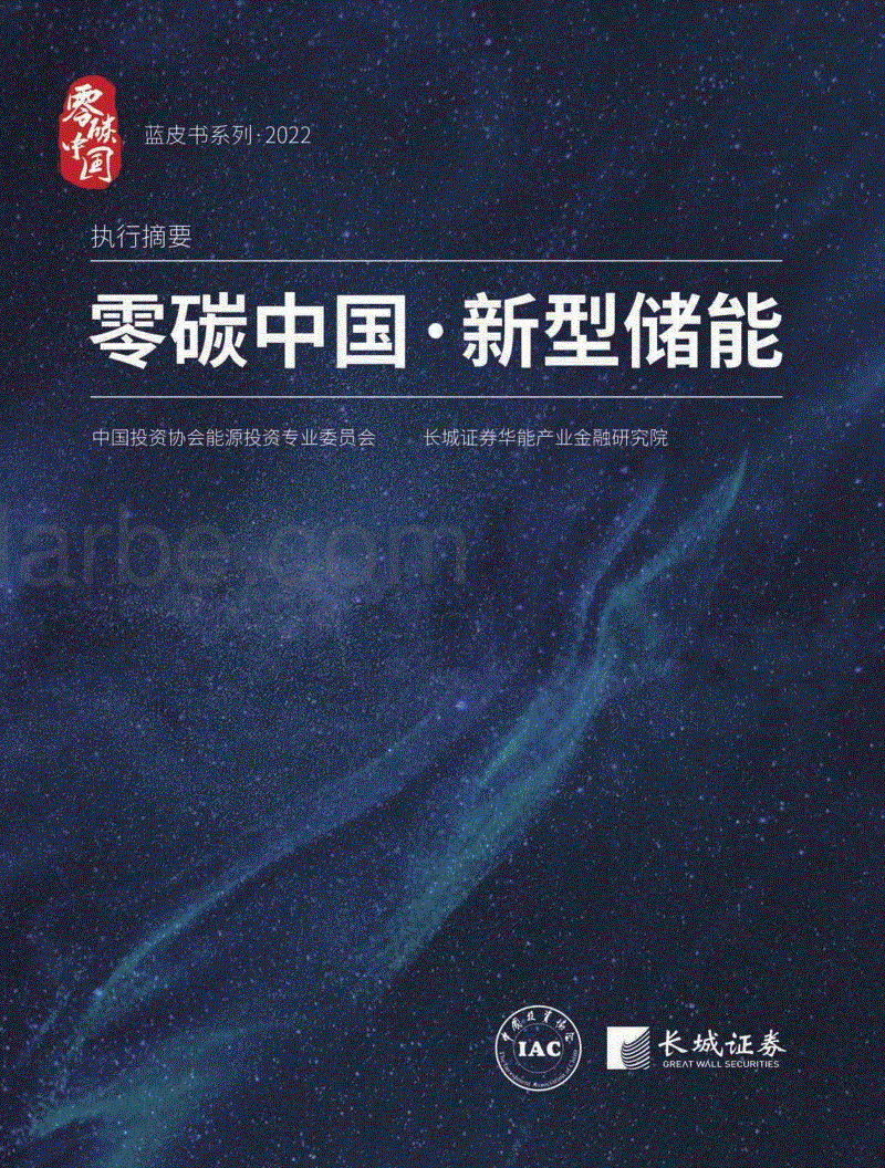 《零碳中国·新型储能》蓝皮书（2022版）.pdf