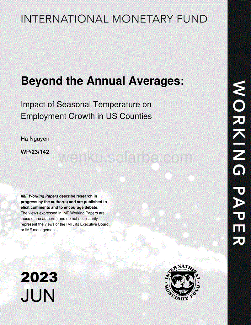 IMF：超越年平均值：季节性气温对美国各县就业增长的影响（英）.pdf