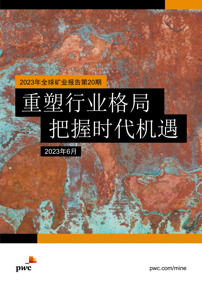 2023年全球矿业报告-重塑行业格局把握时代机遇-普华永道.pdf