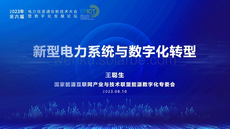 新型电力系统与数字化转型--王聪生.pdf