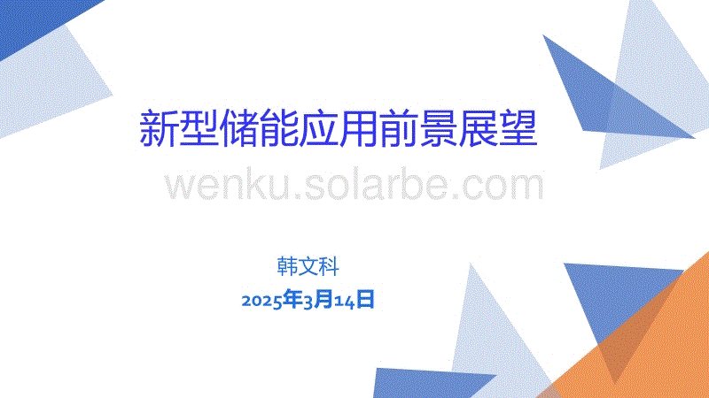 新型储能应用前景展望_Han Wenke_20250314