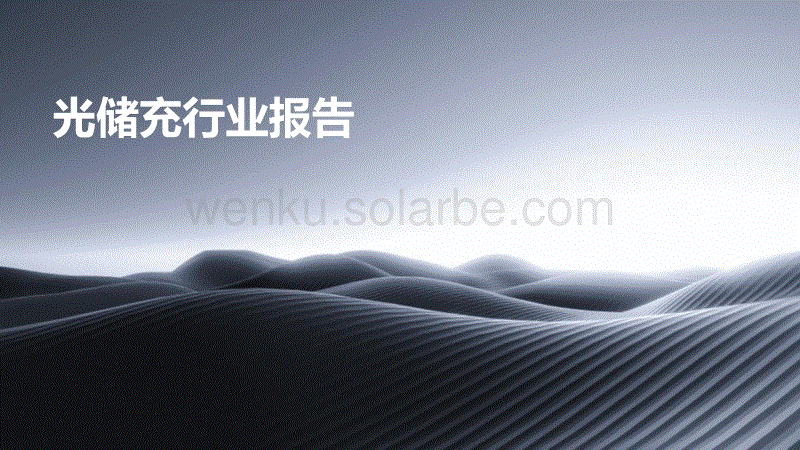 光储充行业报告